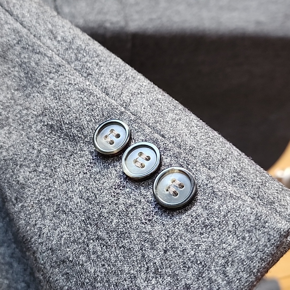 Vintage Burberrys wool 2 buttons fitted jacket - Picture 3 of 15